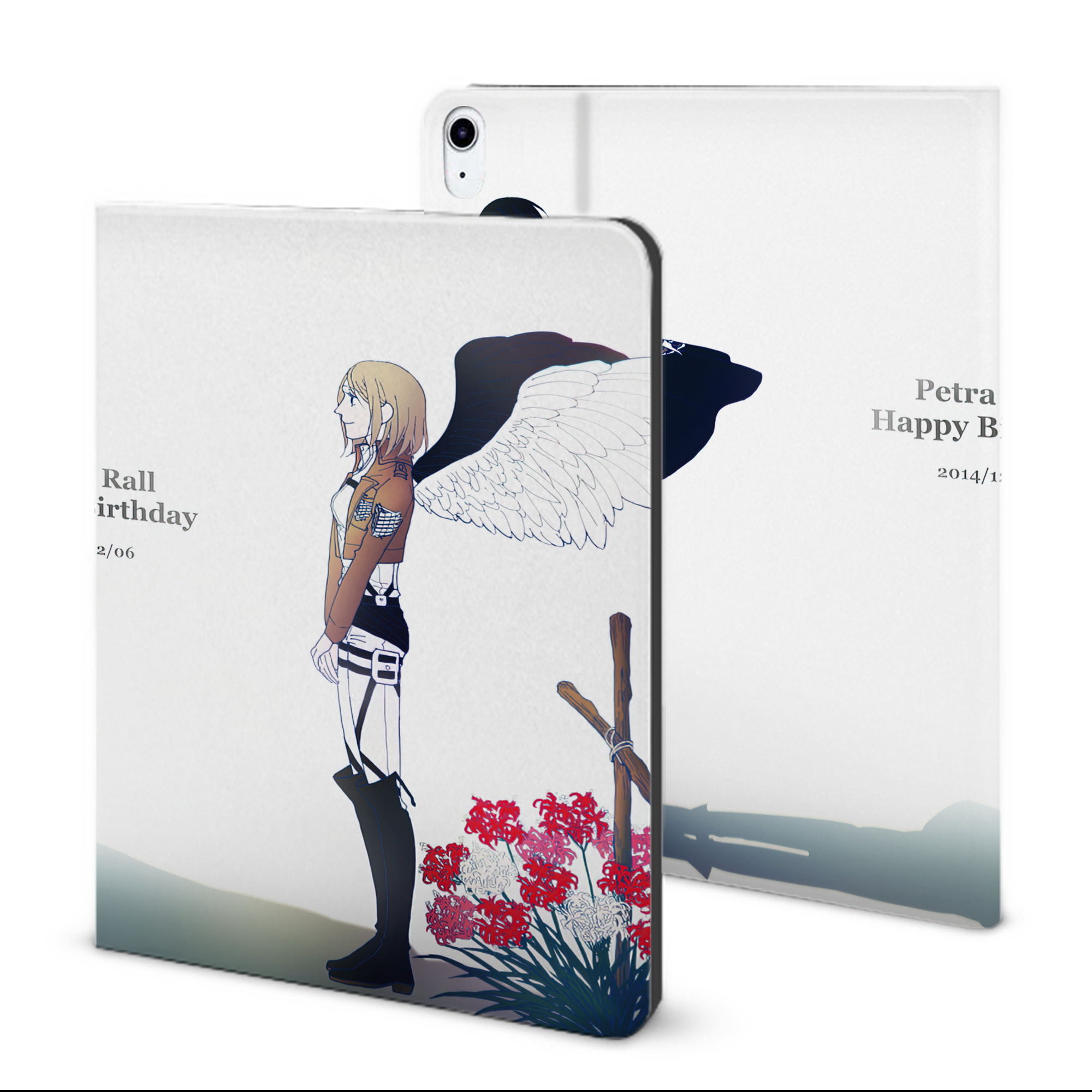 （画像用） 進撃の巨人 Attack on Titan IPad ケース ブック型 PUレザー TPU 耐衝撃 軽量 薄型 ペン収納なし 全面保護 IPad 各モデル対応